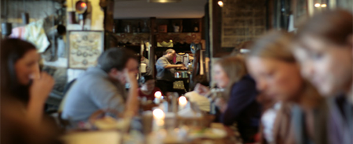 traditional pub bar in ireland