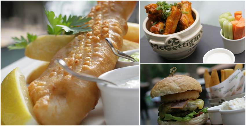 Food in McGettigan's at The Royal Bray Hotel Ireland