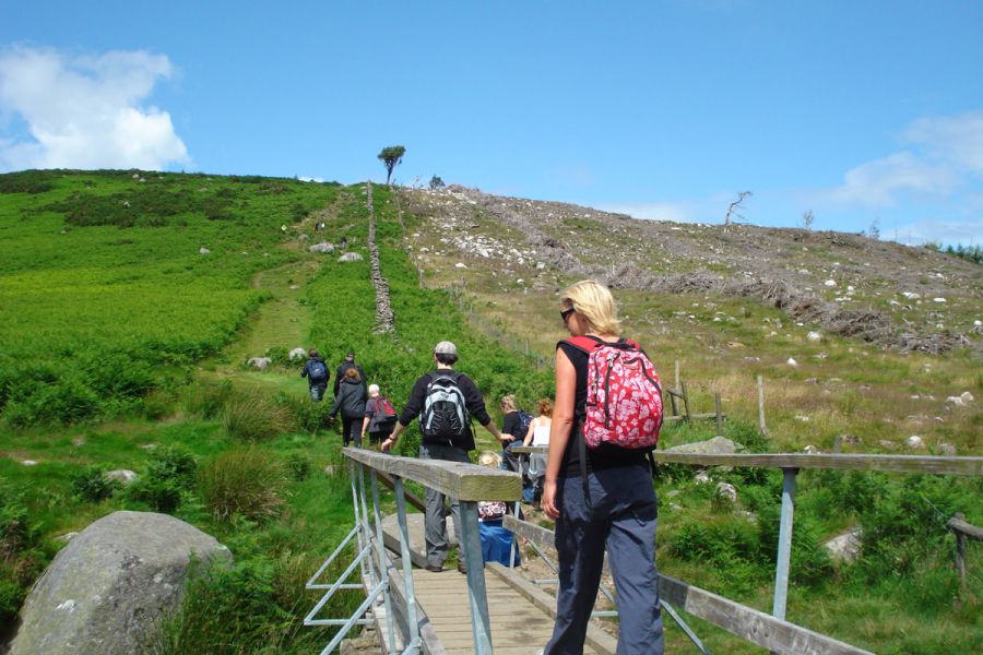 A Walk Along the Wicklow Way Near PowerscourtIreland