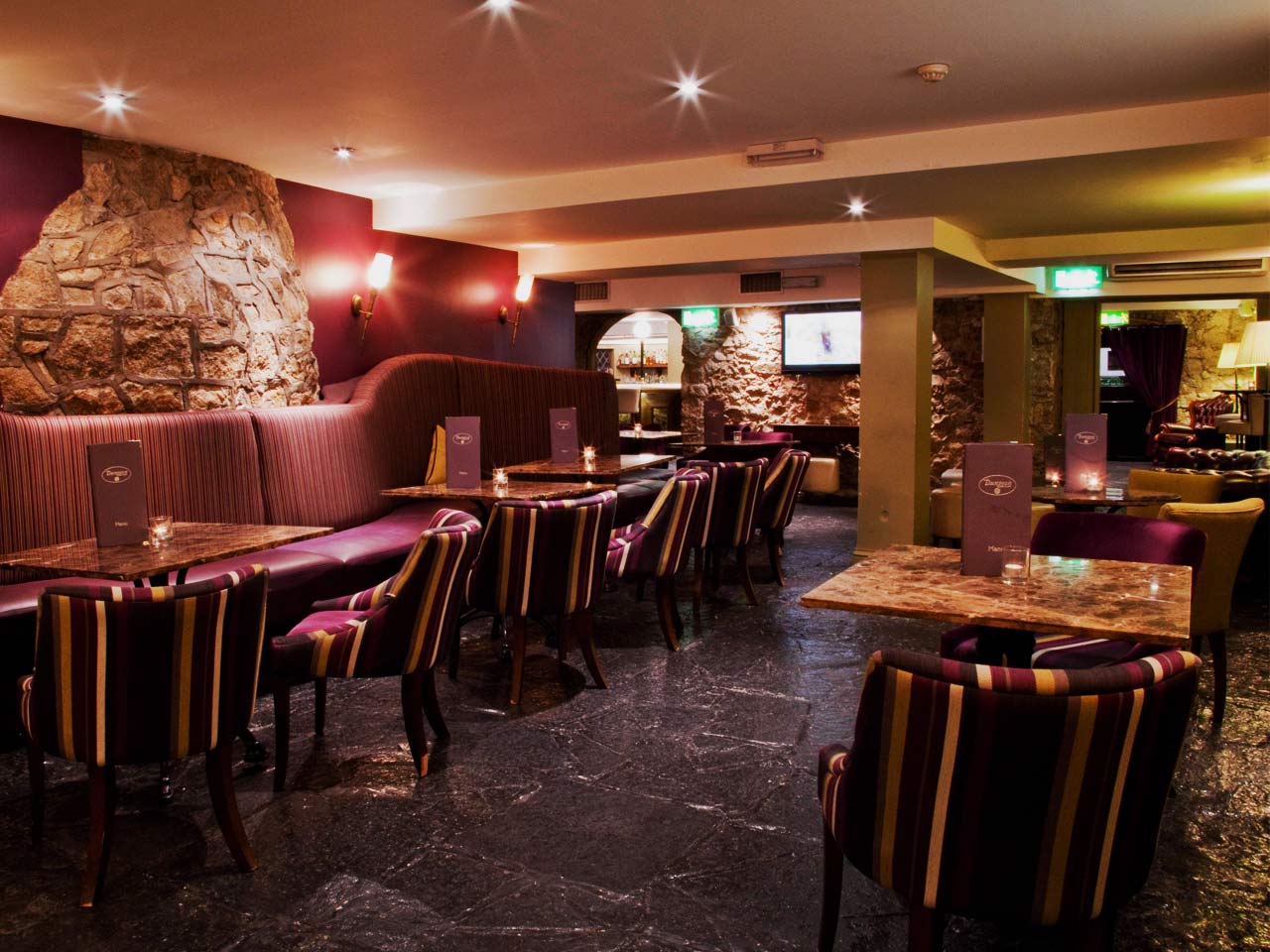 Dining at Fitzpatrick Castle Hotel Dublin Ireland