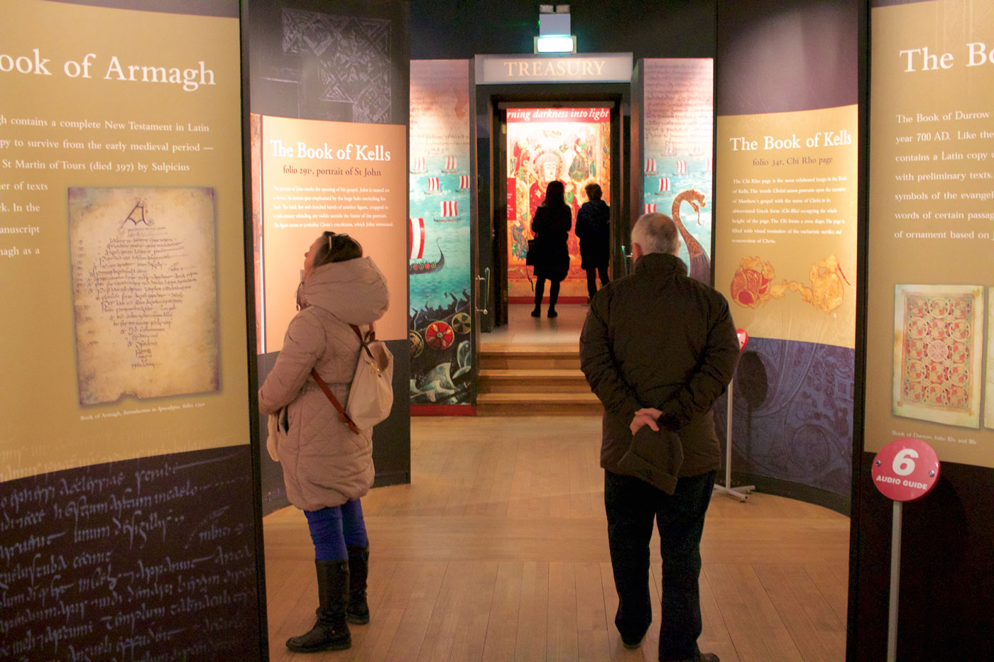 Book of Kells at Trinity College Dublin Ireland