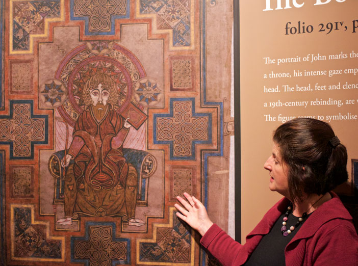 Book of Kells at Trinity College Dublin Ireland