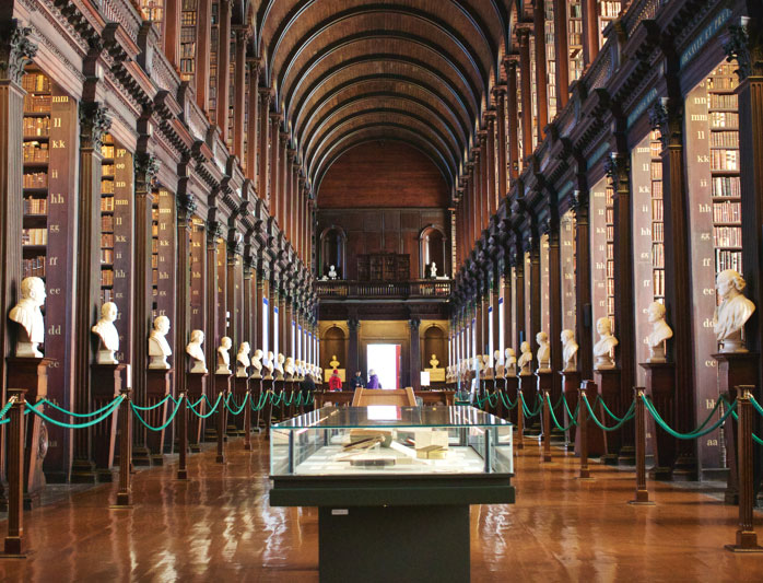 The Book of Kells at trinity College Dublin Ireland