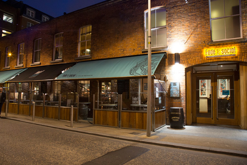 Fade St Social Restaurant by Dylan McGrath in Dublin Ireland