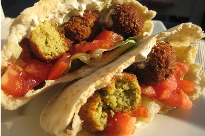 Ali's Falafels at Irish Village Market Dublin Ireland